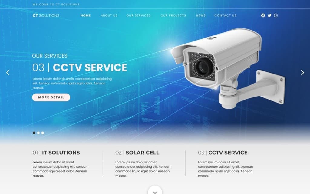 ผลงานเว็บไซต์ลูกค้า JAROEN CCTV